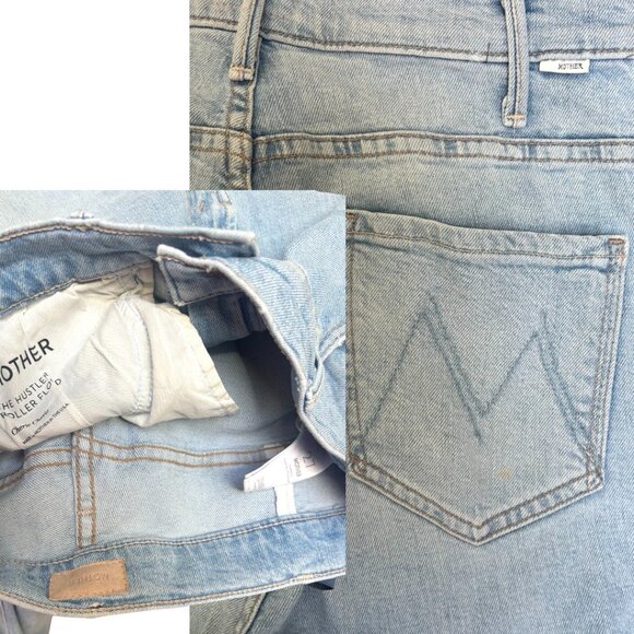 MOTHER The Hustler‎ Roller Flood in CHERIE CHEIR Jeans sz. 27" - Picture 7 of 7